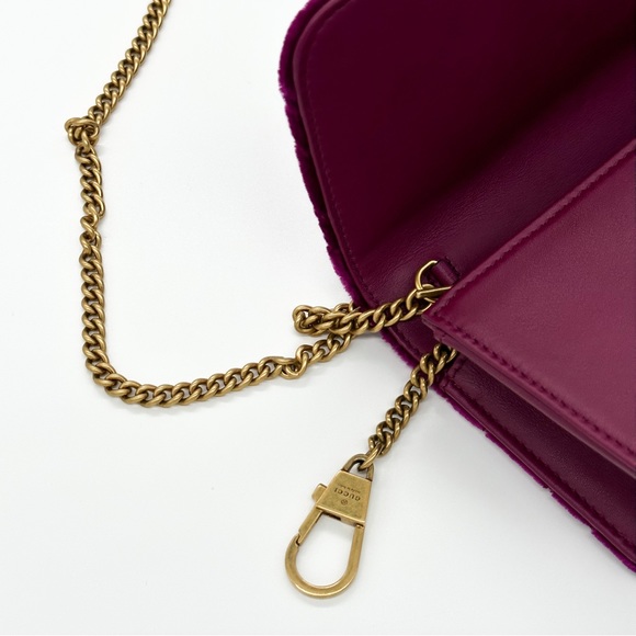 GUCCI Marmont Velvet super mini crossbody bag - Picture 2 of 12